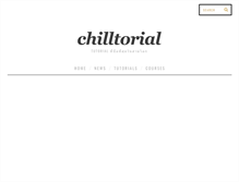 Tablet Screenshot of chilltorial.net